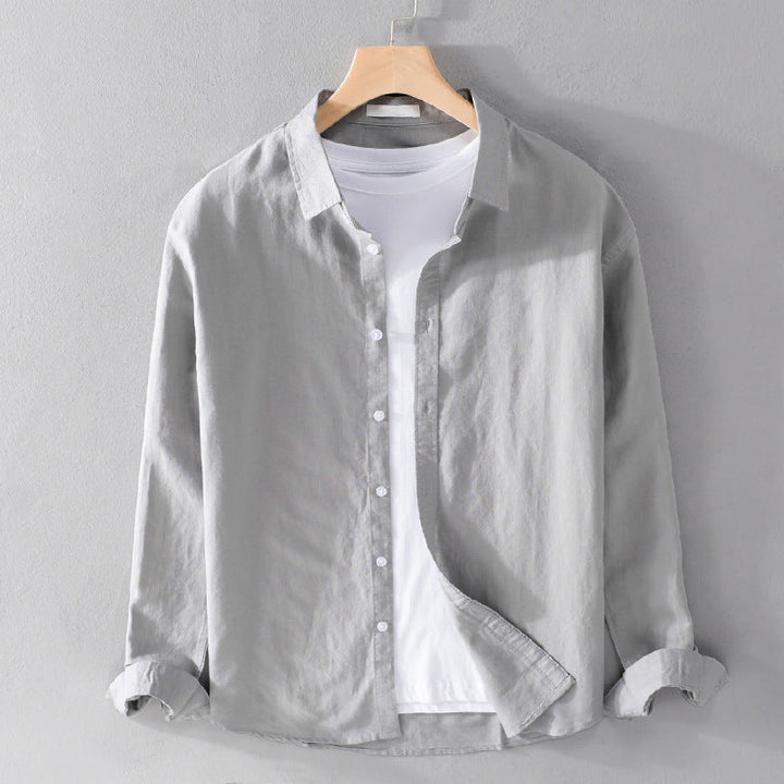 Mens Casual Shirt Loose Fit