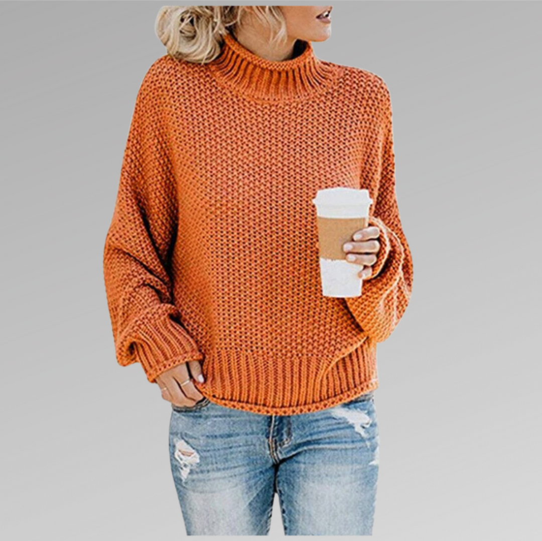 Womens Warm Knit Sweater Comfortable Fit - BritishMode