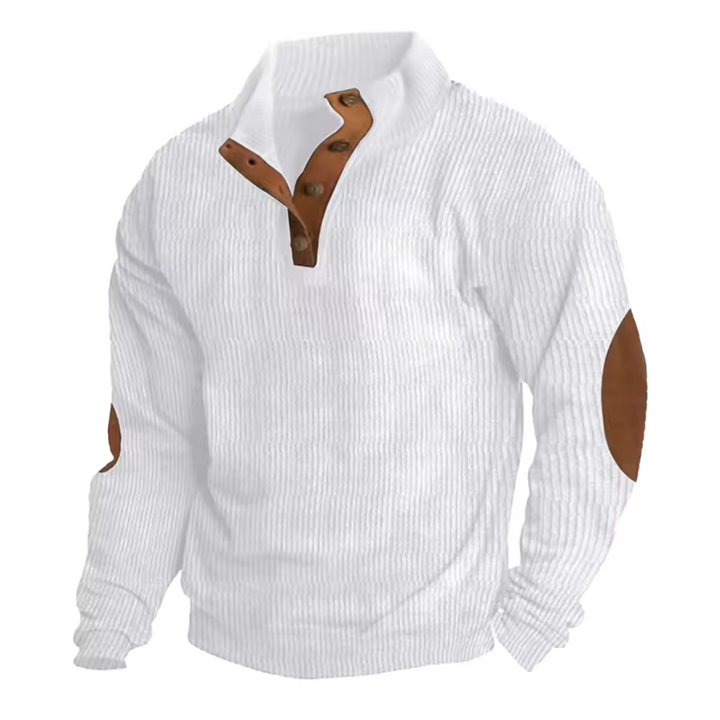 Mens Corduroy Sweater Comfortable Relaxed Fit