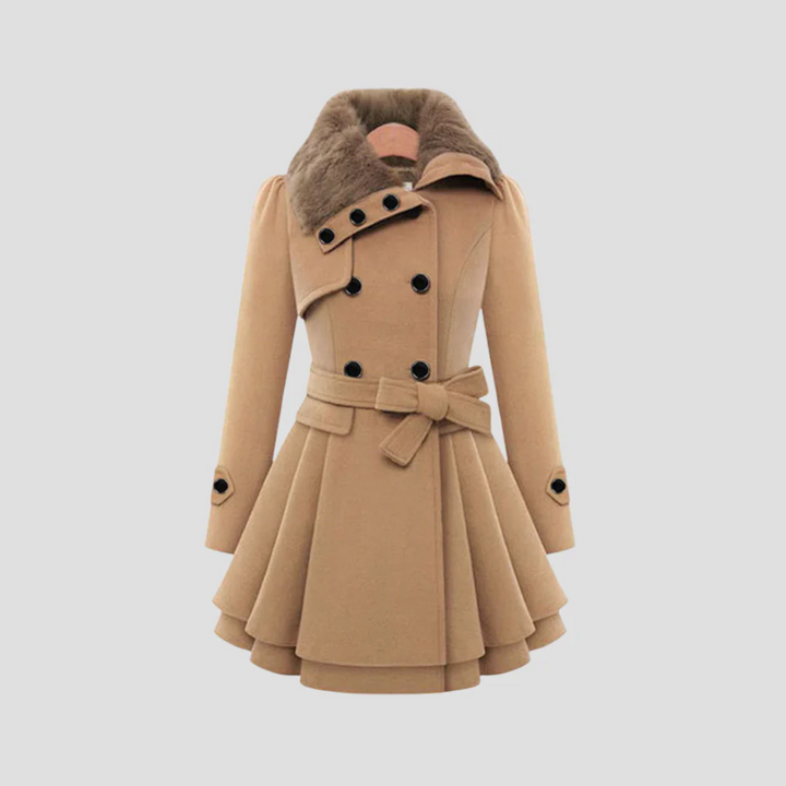 Womens Faux Fur Parka Coat Warm Fit - BritishMode