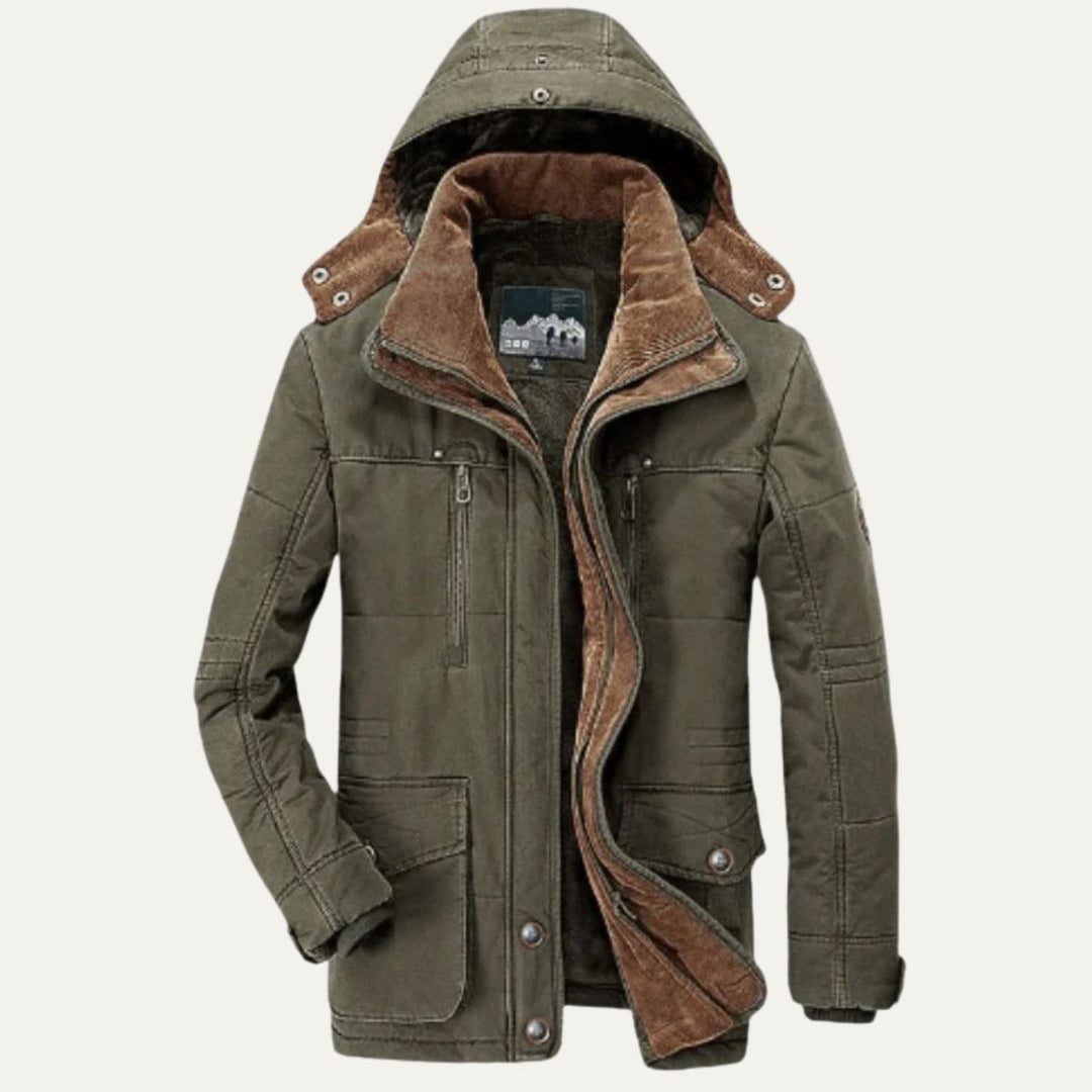 Unisex Winter Jacket Thermal Insulated with Deep Pockets - BritishMode