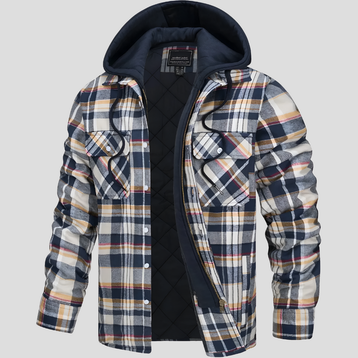 Mens Jacket Lightweight Water-Resistant Relaxed Fit - BritishMode