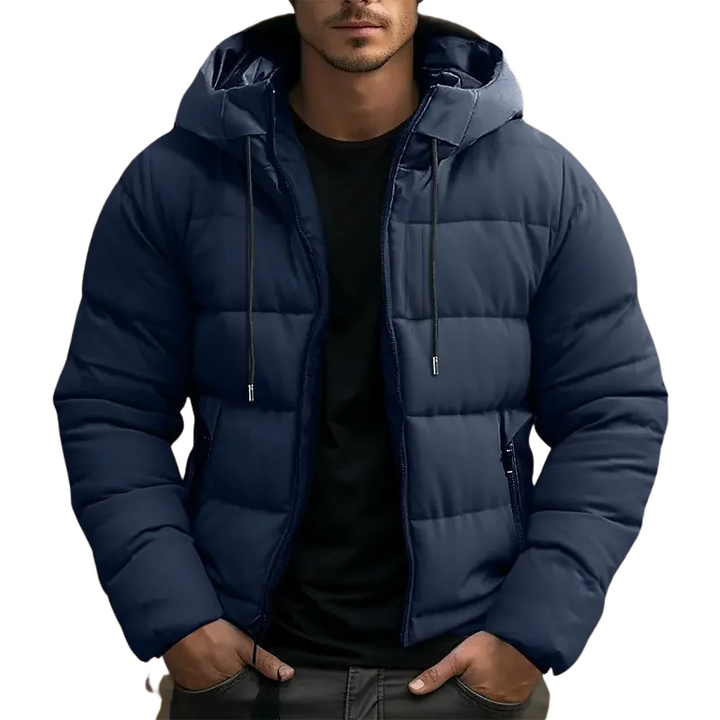 Mens Down Puffer Coat Insulated Warm Fit - BritishMode