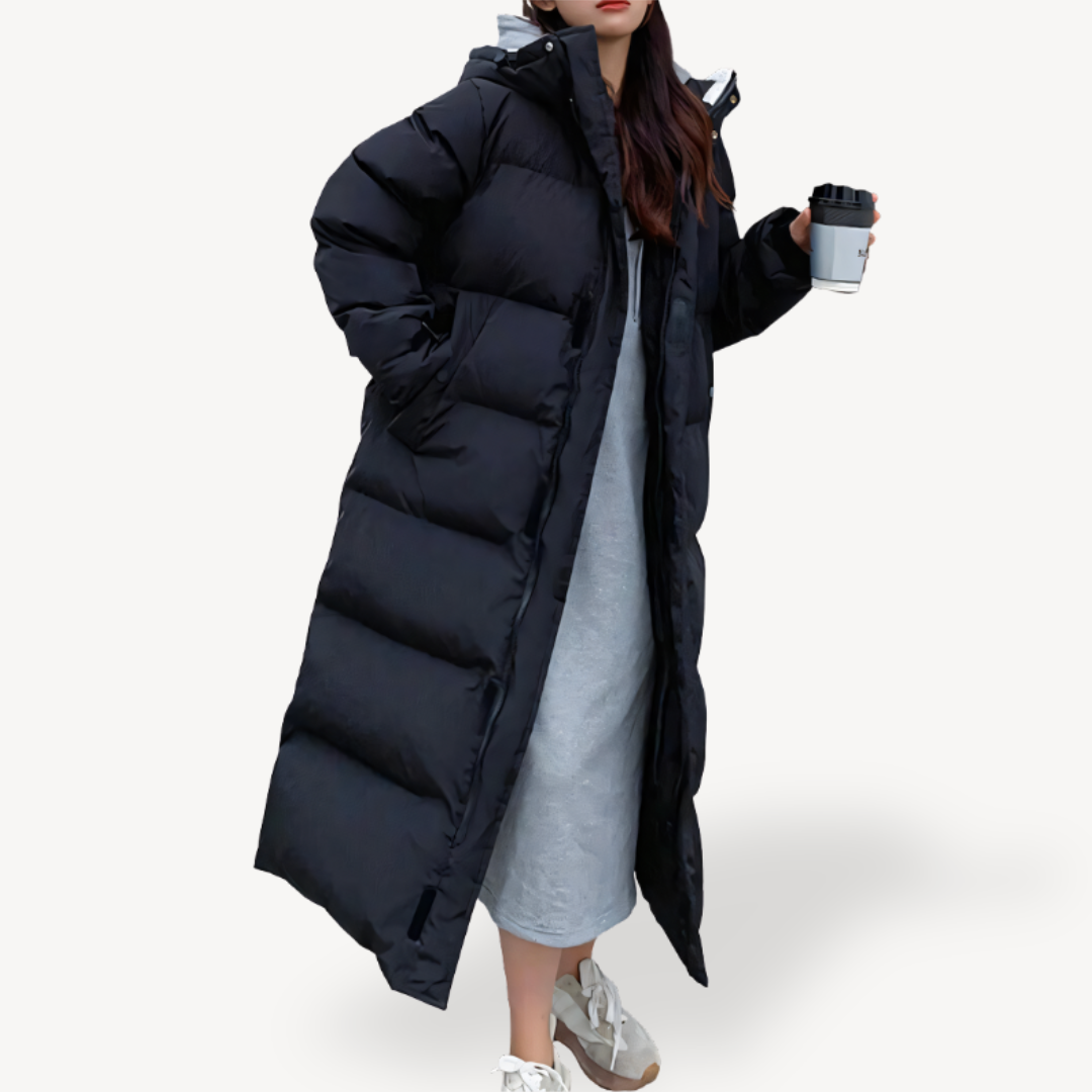 Womens Plus Size Down Puffer Coat Warm Insulated - BritishMode