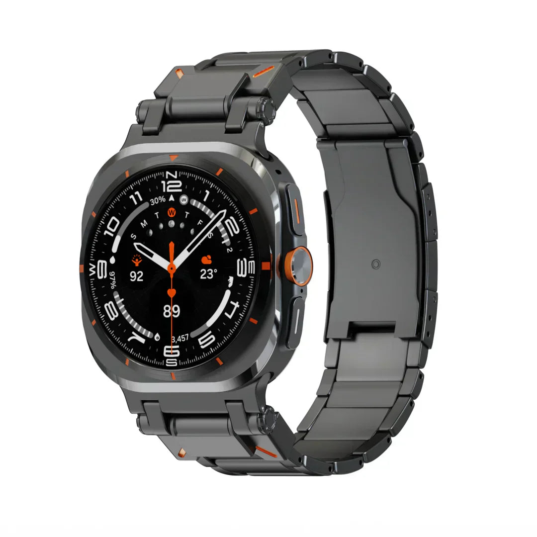 Unisex Metal Watch Band Durable Fit for Galaxy Watch Ultra