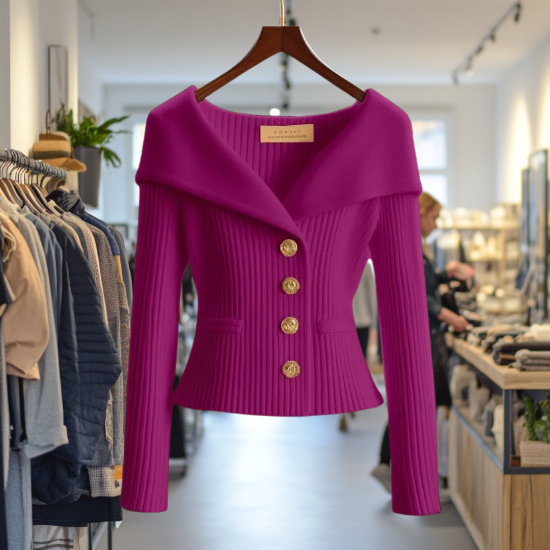 Womens Cardigan Knit Soft Fit