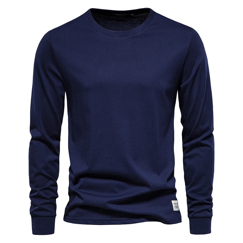 Unisex Long Sleeve T-Shirt Classic Fit Cotton - BritishMode