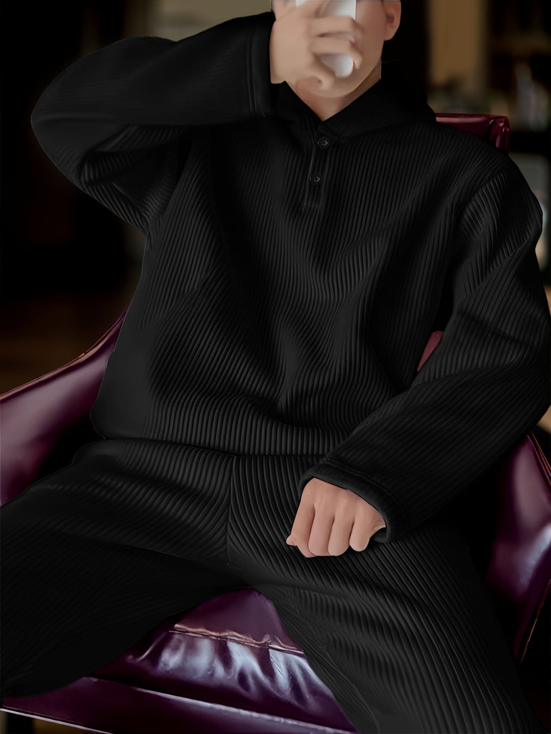 Mens Sports Tracksuit Set Relaxed Fit - BritishMode