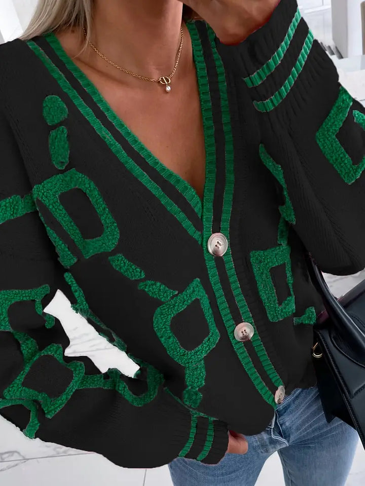Womens Open Front V-Neck Sweater Cardigan