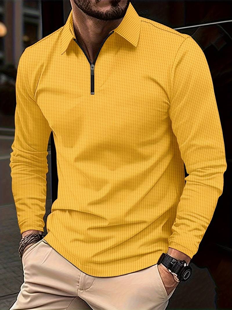 Mens Cotton Shirt Relaxed Fit Long Sleeve