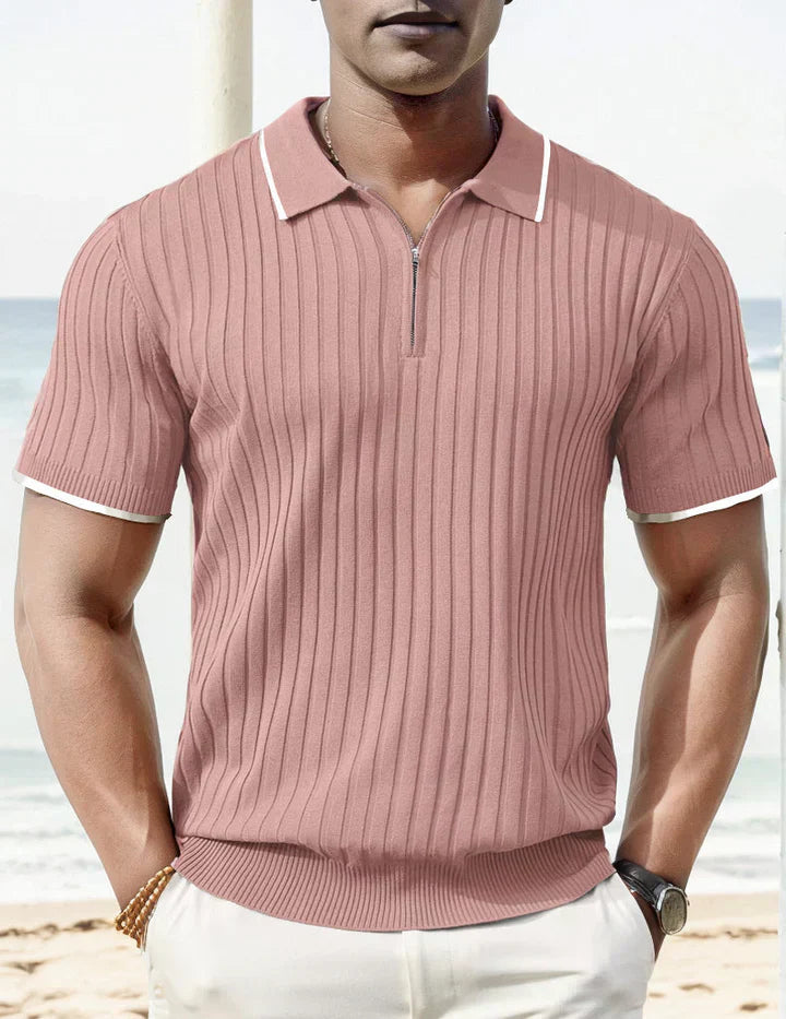 Mens Casual Polo Shirt Comfortable Versatile Fit
