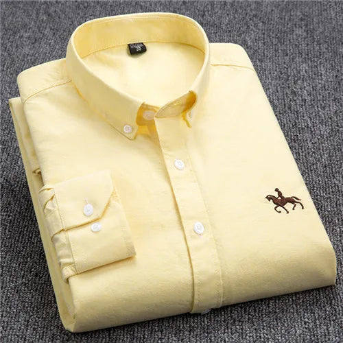 Mens Classic Shirt Cotton Regular Fit - BritishMode
