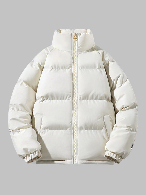 Mens Puffer Jacket Fleece Lined Oversized Fit