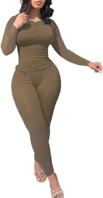 Womens Jogger Suit Soft Fabric Relaxed Fit