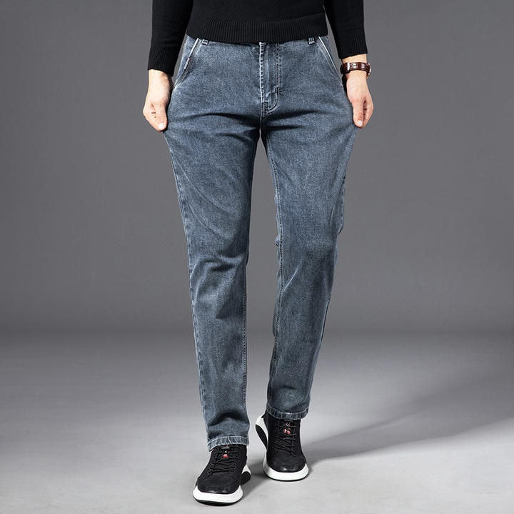 Mens Slim Fit Jeans Stretchy Cotton with Pockets - BritishMode