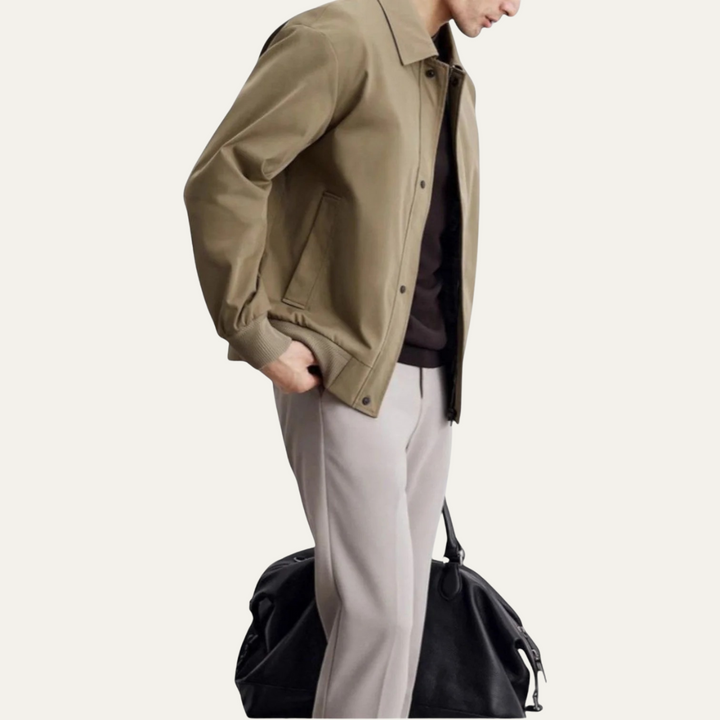Mens Lightweight Coach Jacket Elegant Autumn Style