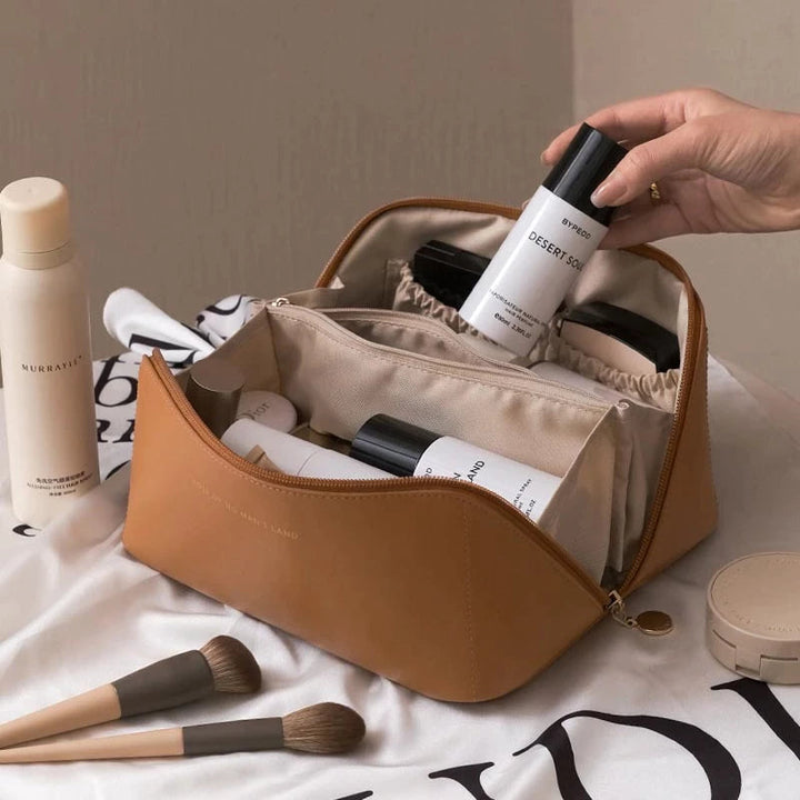Womens Makeup Travel Bag Toiletry Organizer Compact