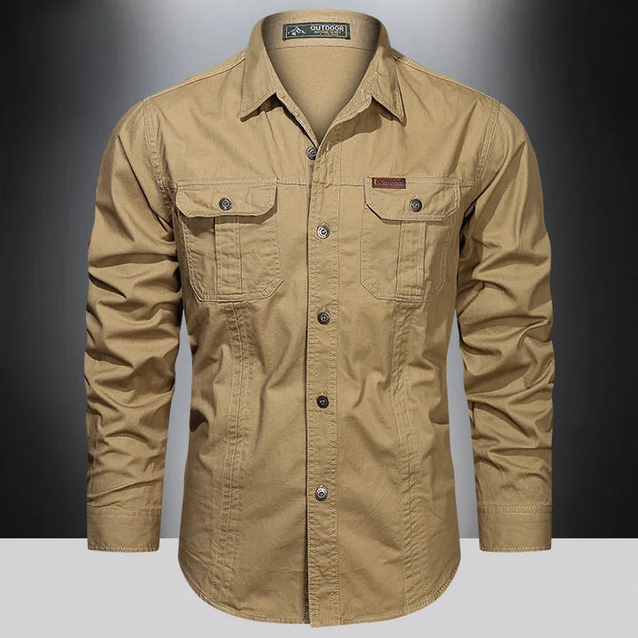 Mens Cargo Shirt Casual Fit