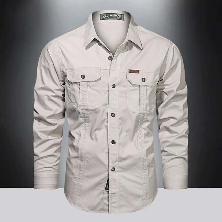 Mens Cargo Shirt Casual Fit - BritishMode