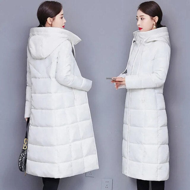 Womens Down Parka Coat Insulated Warm Fit
