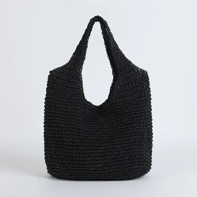 Womens Woven Rattan Bag Casual Style