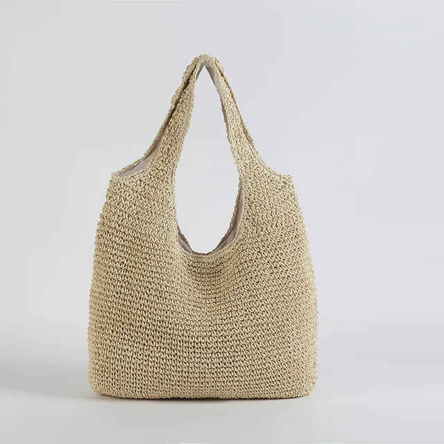 Womens Woven Rattan Bag Casual Style