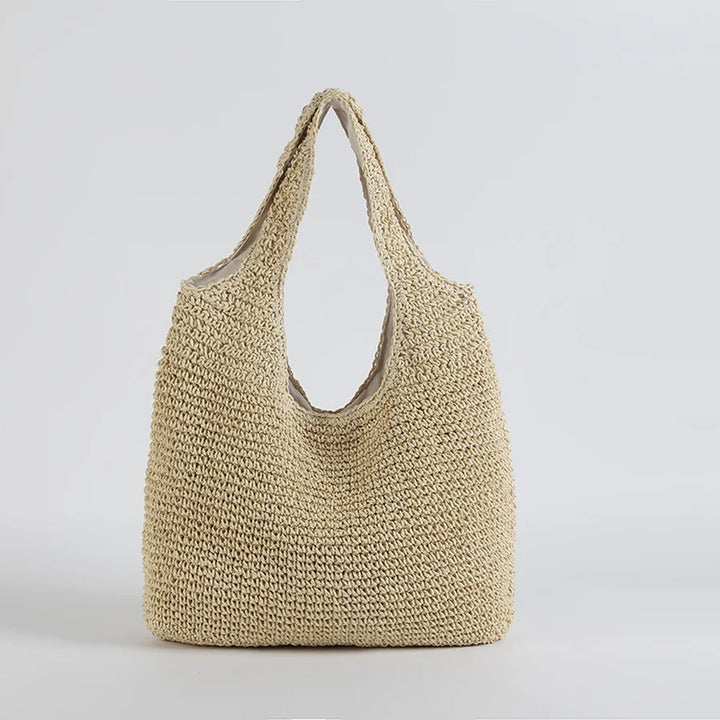 Womens Woven Rattan Bag Casual Style