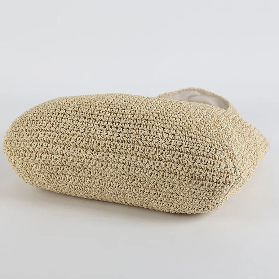 Womens Woven Rattan Bag Casual Style