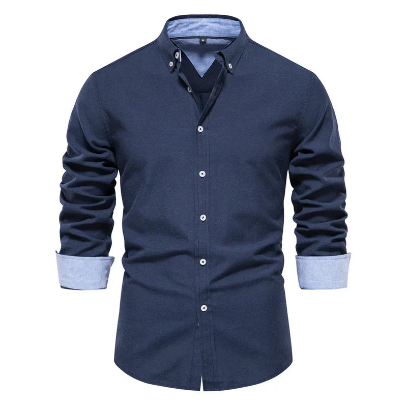 Mens Classic Dress Shirt Regular Fit