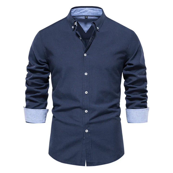 Mens Classic Dress Shirt Regular Fit