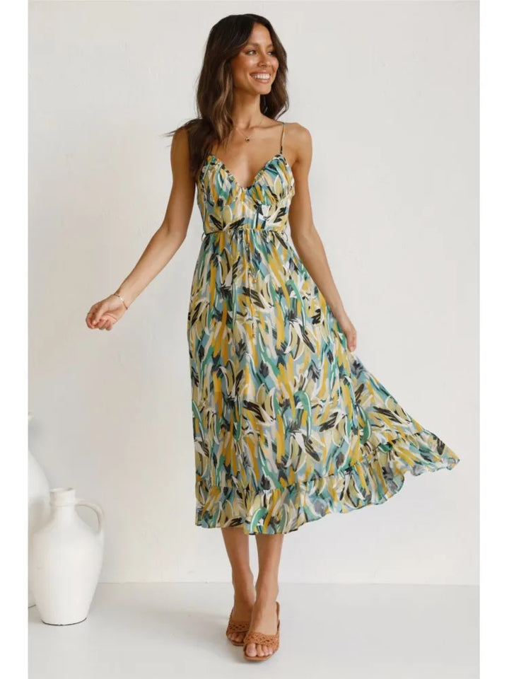 Womens Knee-Length Classic Dress