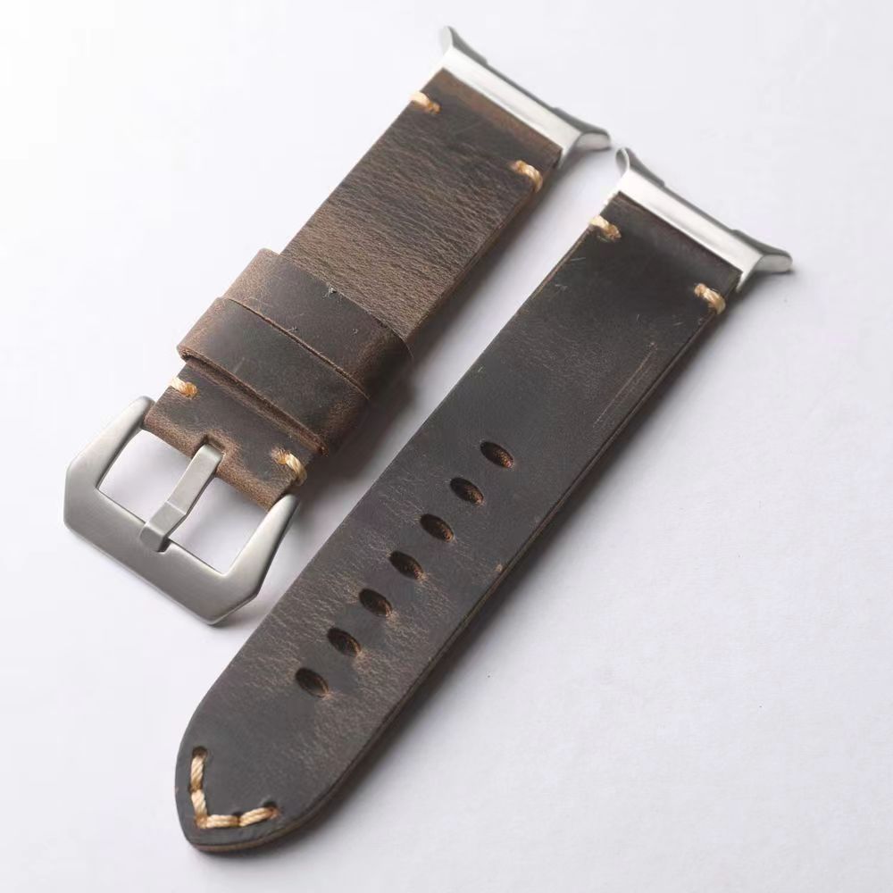 Unisex Genuine Leather Watch Band Classic Fit