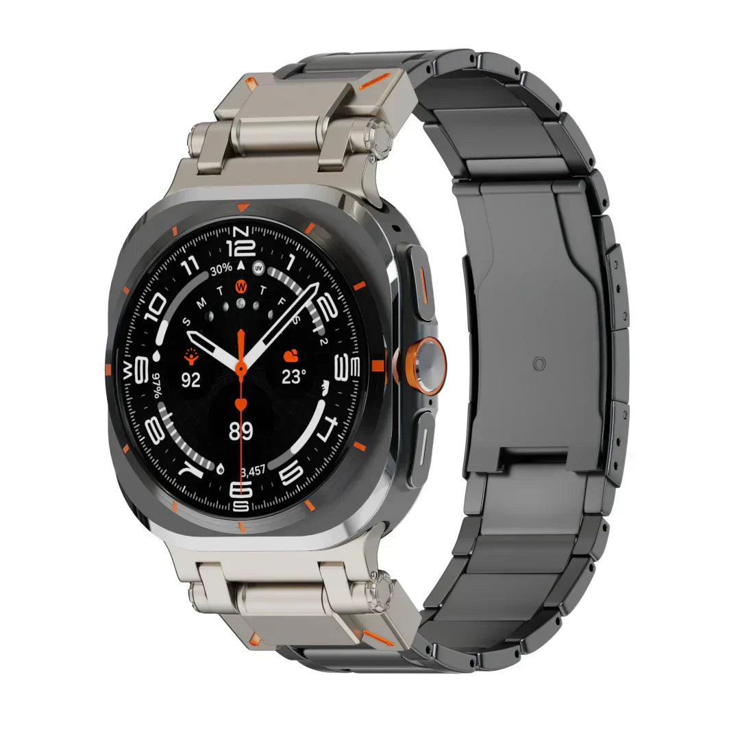 Unisex Metal Watch Band Durable Fit for Galaxy Watch Ultra