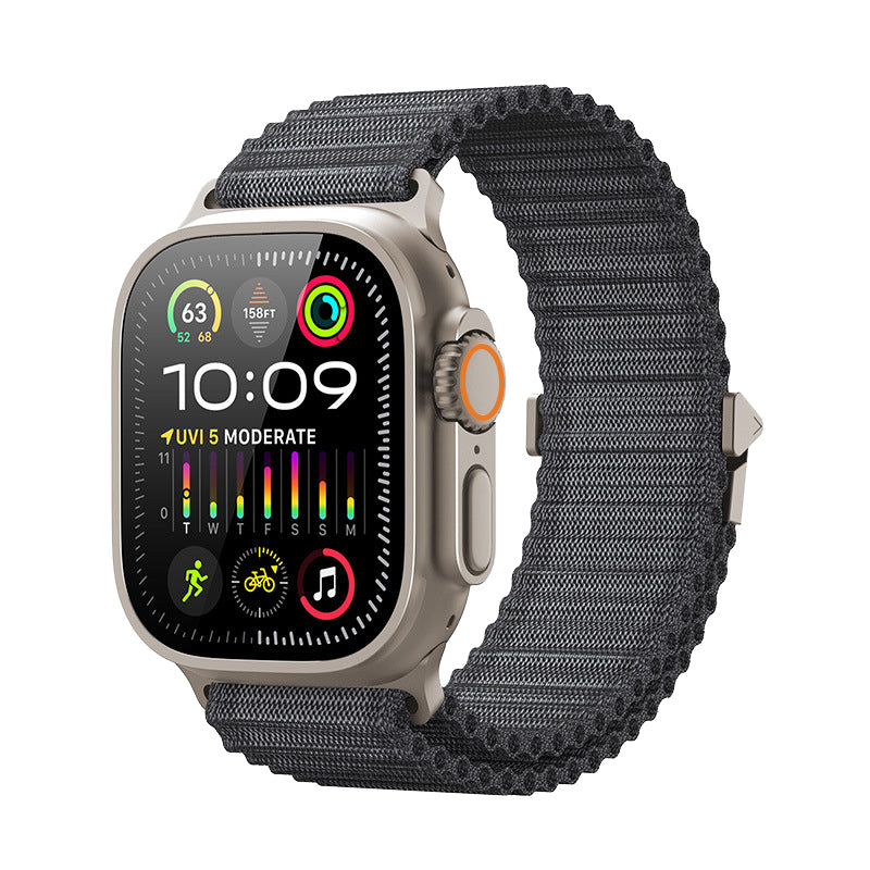 Unisex Woven Strap for Apple Watch Durable Comfortable Fit