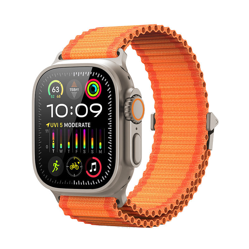 Unisex Woven Strap for Apple Watch Durable Comfortable Fit