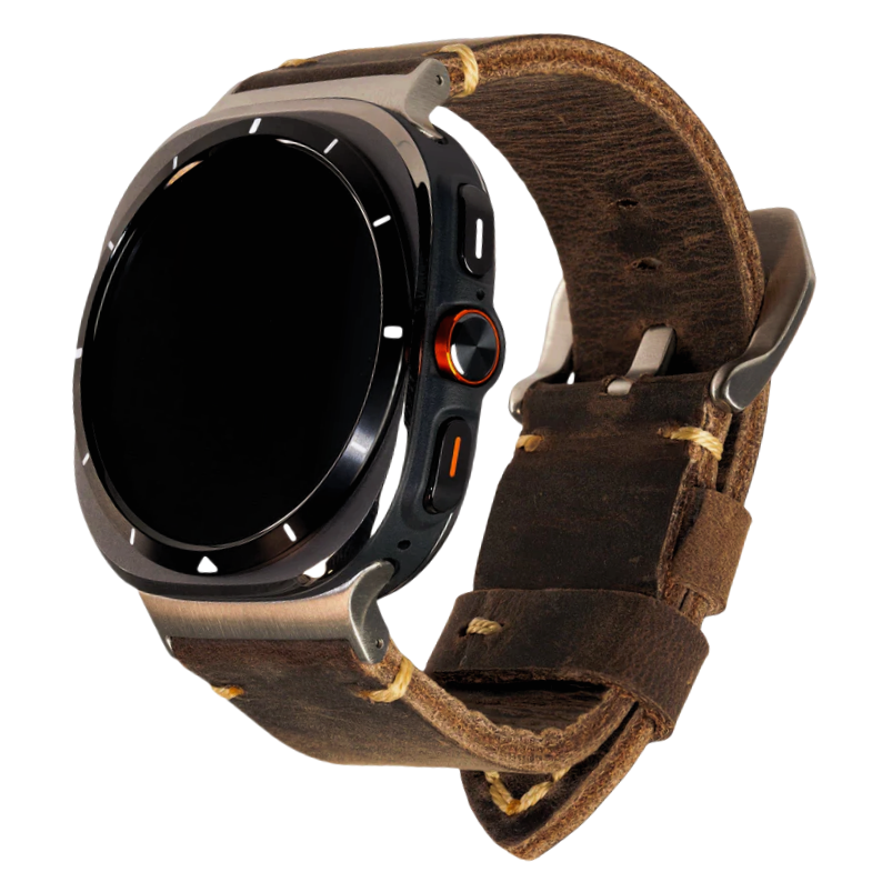 Unisex Genuine Leather Watch Band Classic Fit - BritishMode