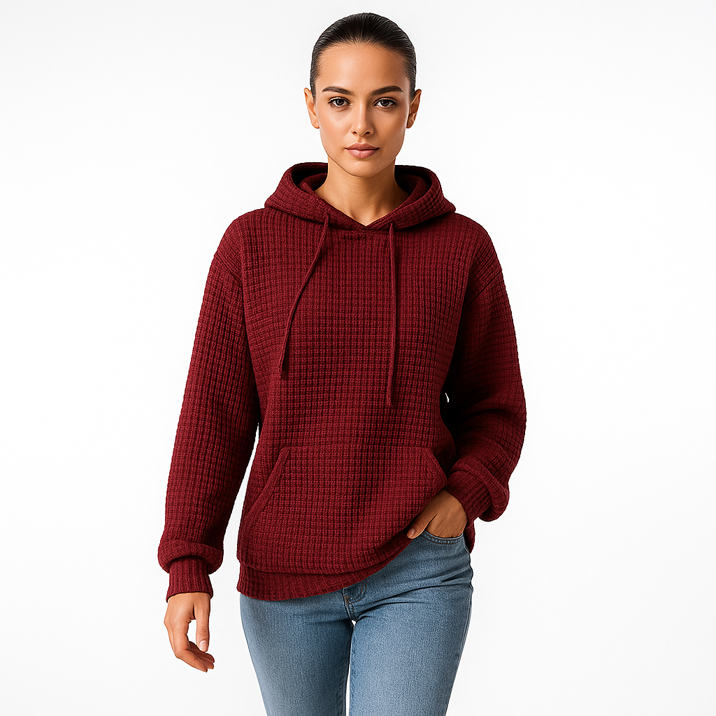Womens Pullover Hoodie Long Sleeve Casual Fit - BritishMode