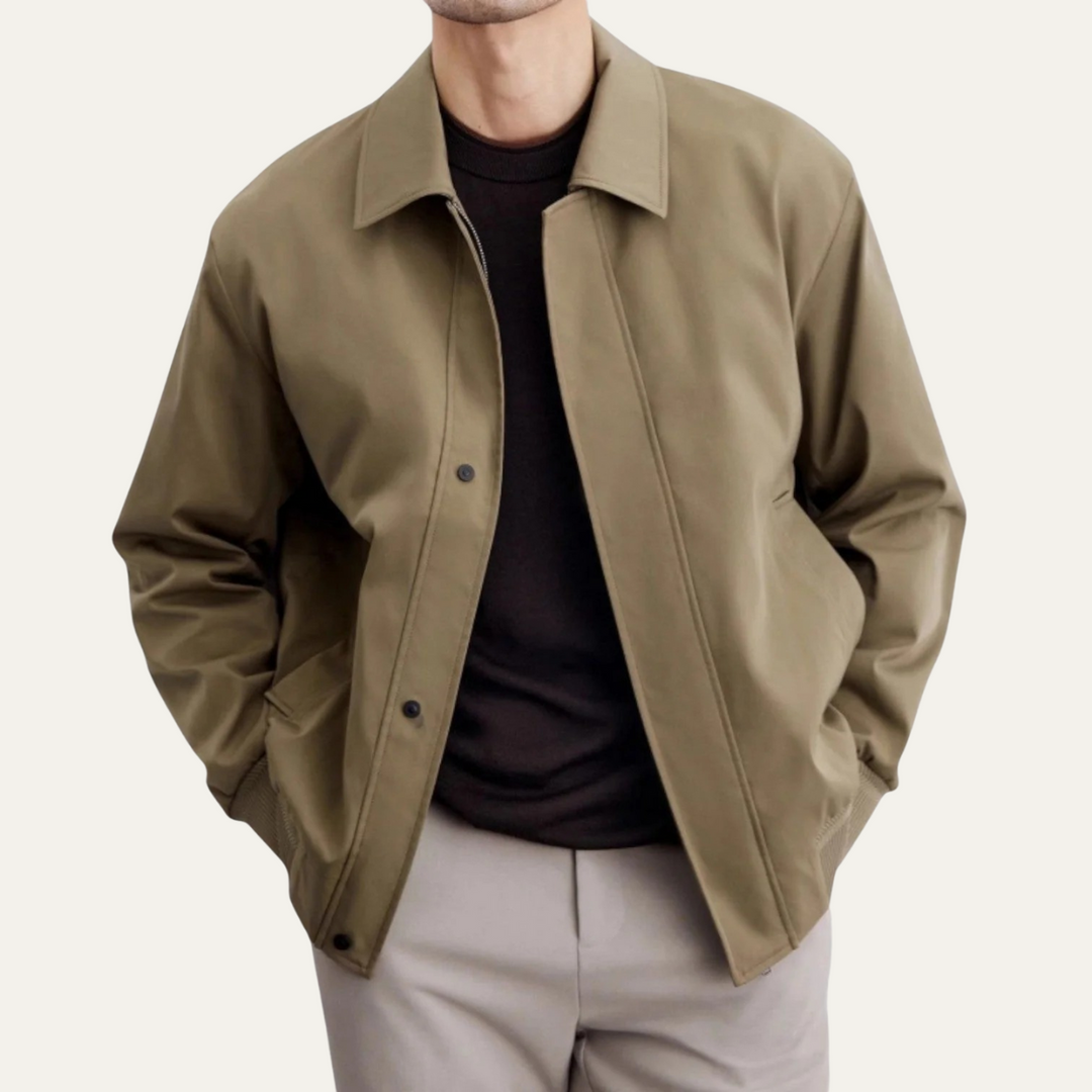 Mens Lightweight Coach Jacket Elegant Autumn Style