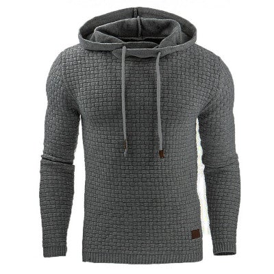 Mens Hooded Sweater Cozy Fit