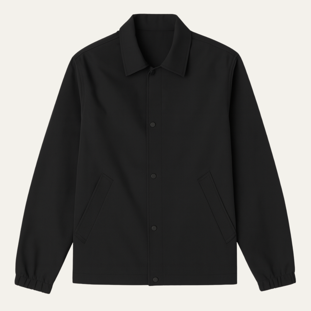 Mens Lightweight Coach Jacket Elegant Autumn Style - BritishMode
