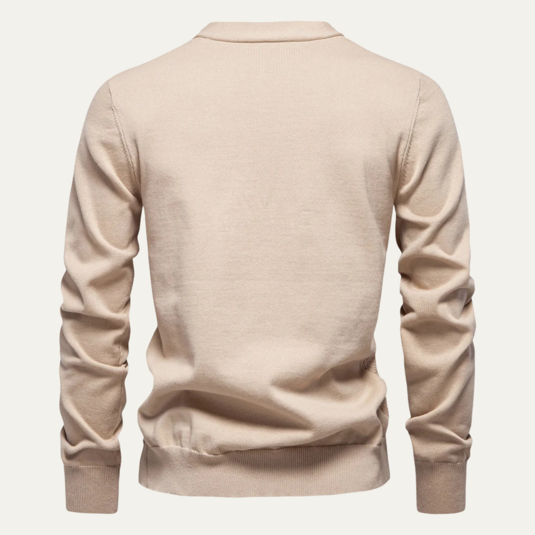 Mens Slim Fit Lightweight Button-Up Cardigan