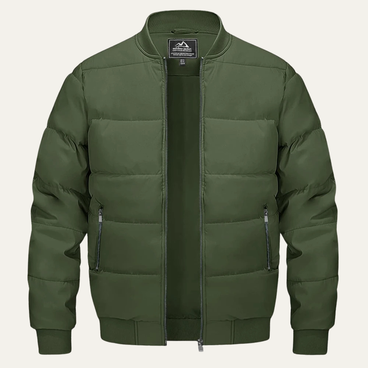 Mens Quilted Puffer Jacket Lightweight Insulated