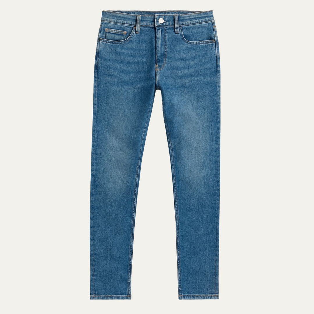 Mens Slim Fit Denim Jeans Classic Style - BritishMode