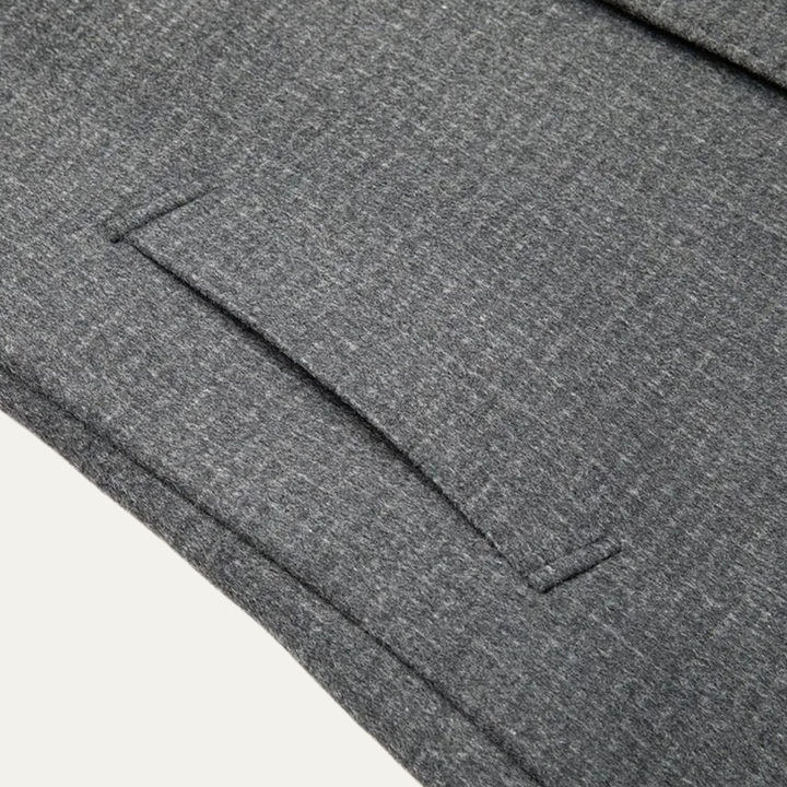 Mens Wool Overcoat Double-Faced Classic Fit