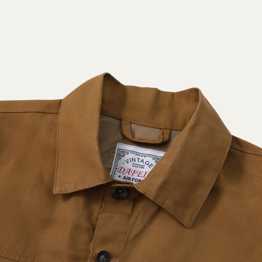 Mens Canvas Jacket Retro Ranch Style