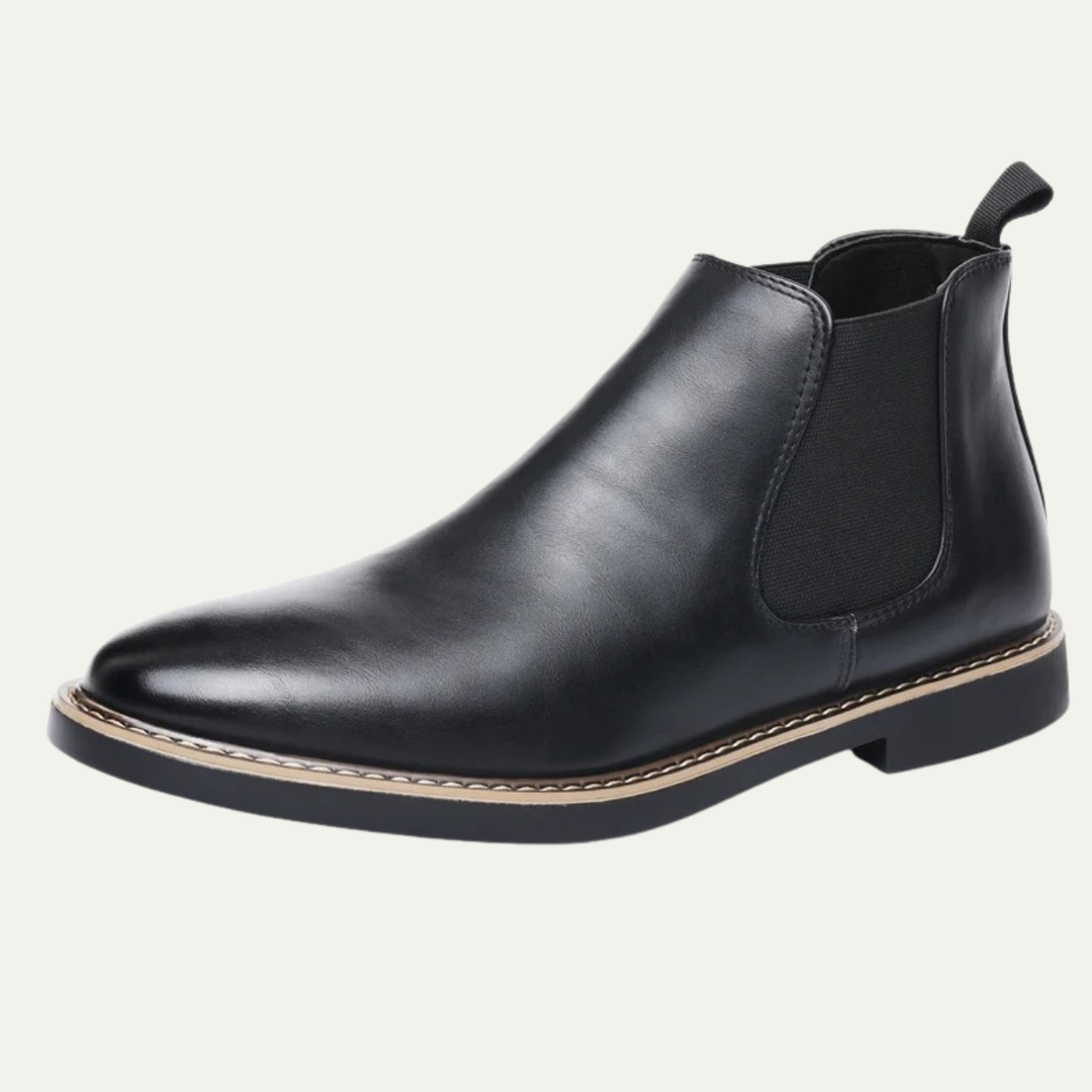 Mens Leather Chelsea Boots Elegant Style