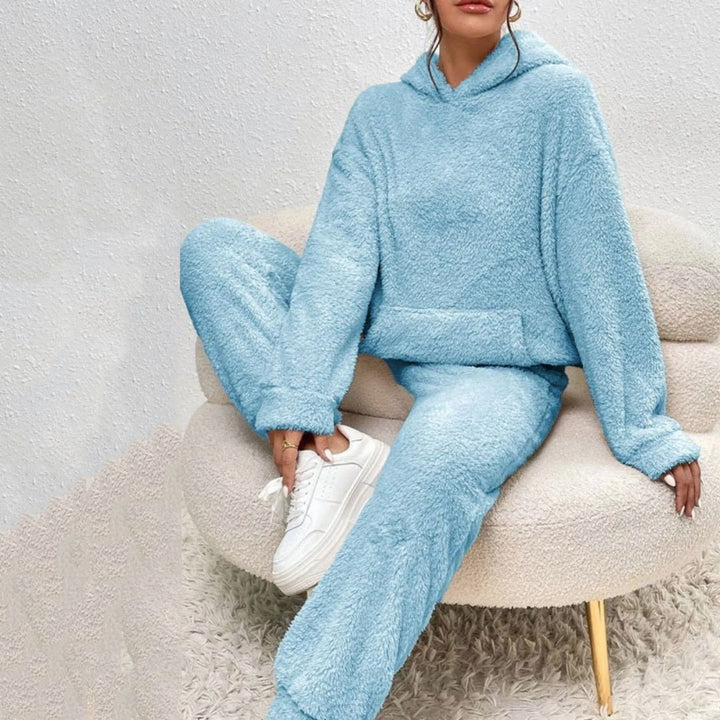 Womens Tracksuit Set Fleece Soft Warm Fit - BritishMode