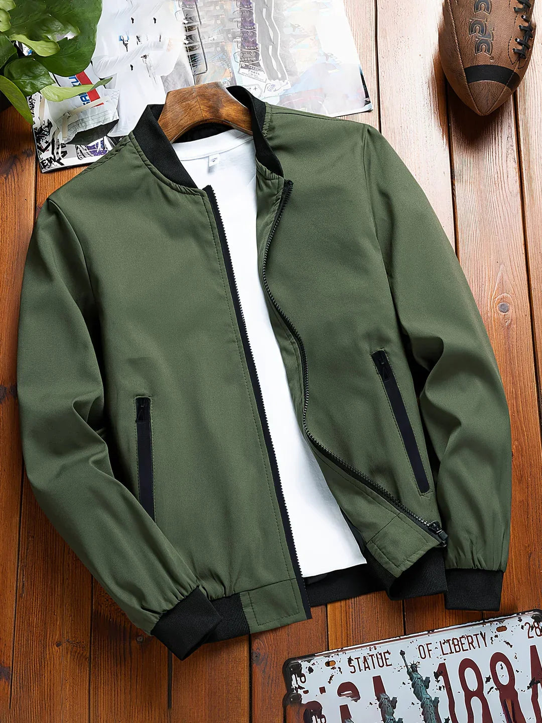 Mens Summer Jacket Lightweight Casual Fit - BritishMode