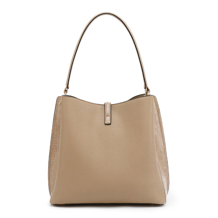 Womens Hobo Bag with Crocodile Texture Chic Style