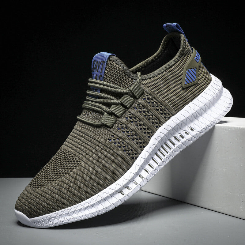 Mens Running Shoes Breathable Flexible Fit Sneakers - BritishMode
